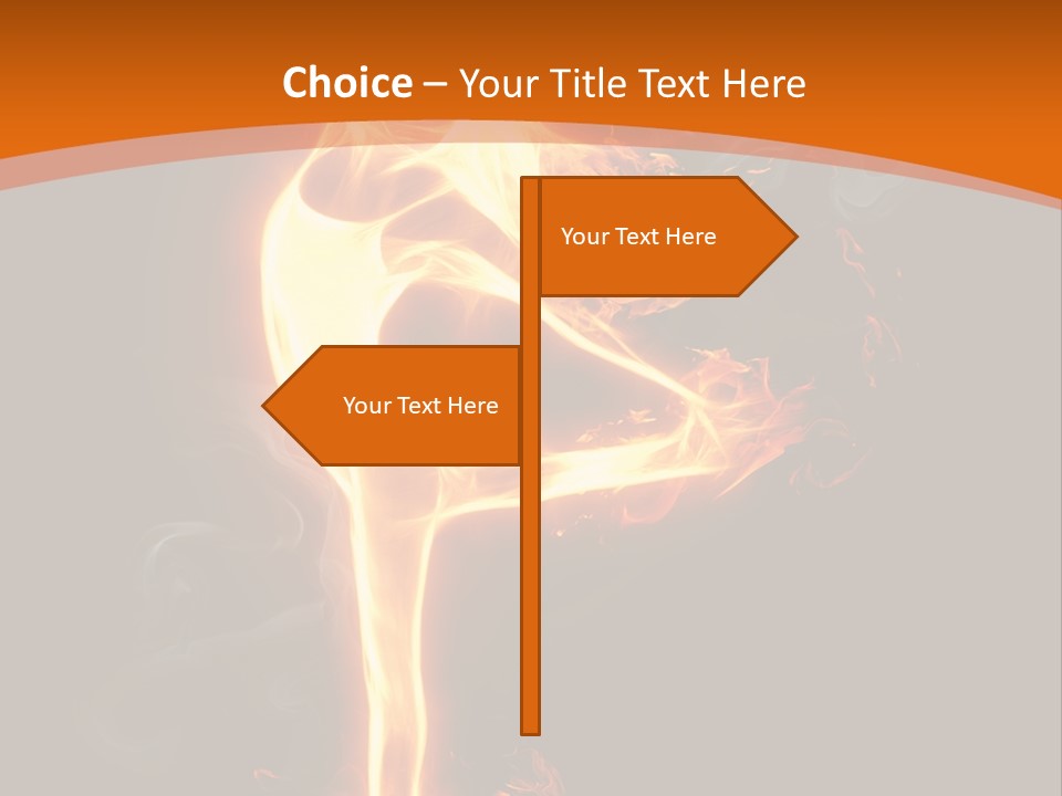 Sport Burning Energy PowerPoint Template