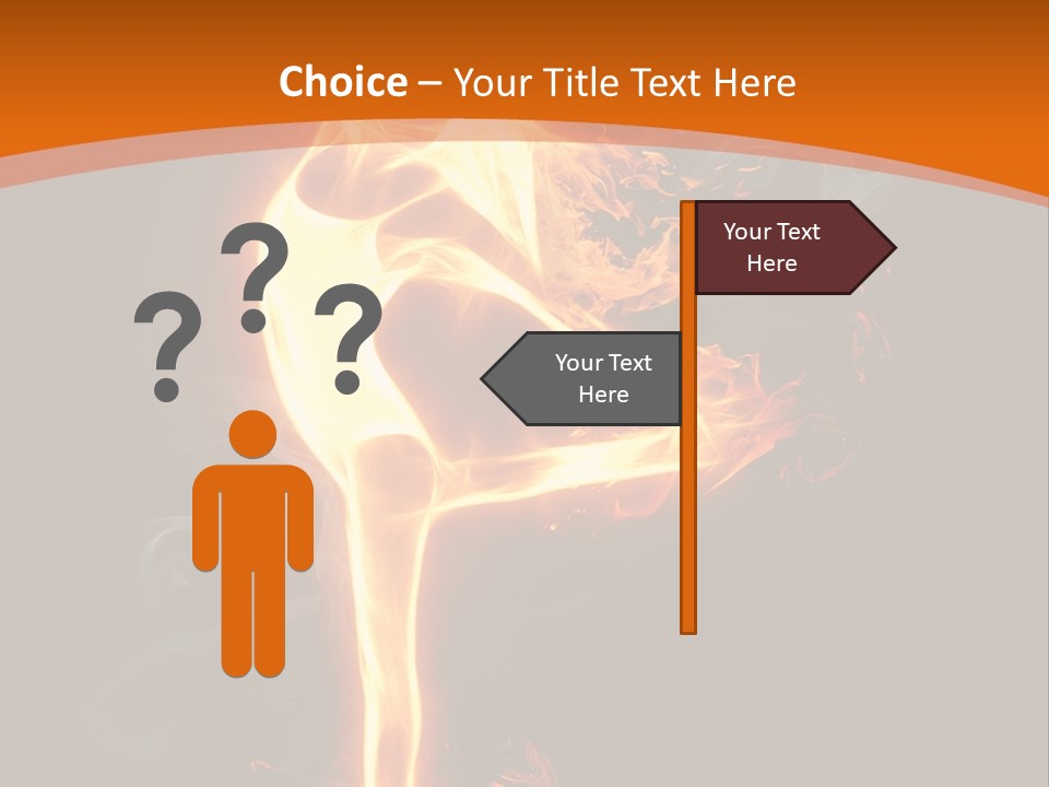 Sport Burning Energy PowerPoint Template