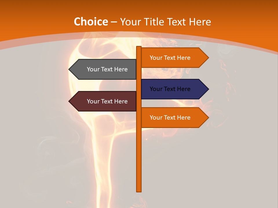 Sport Burning Energy PowerPoint Template