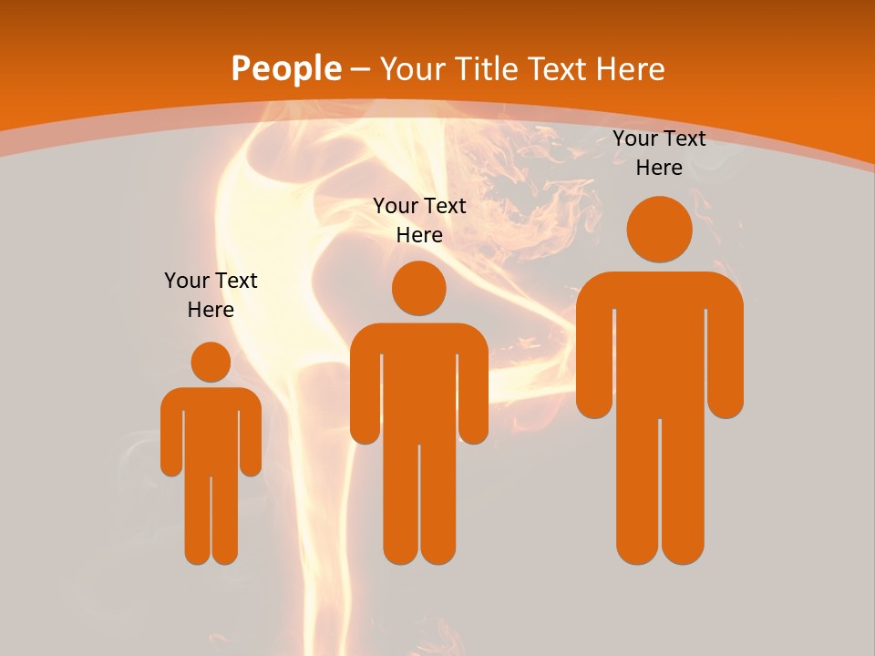 Sport Burning Energy PowerPoint Template