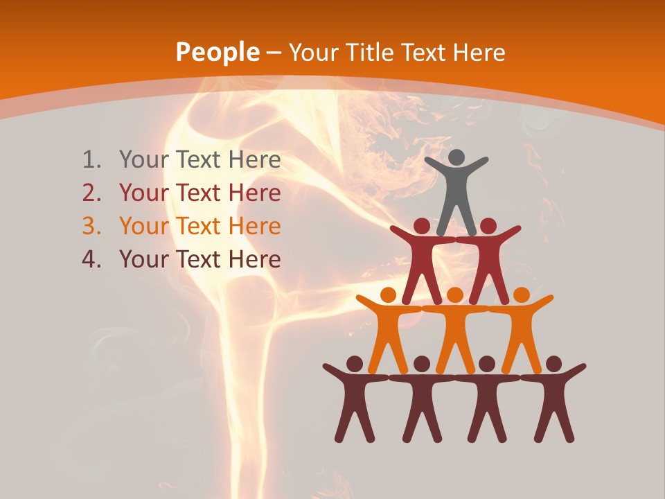 Sport Burning Energy PowerPoint Template