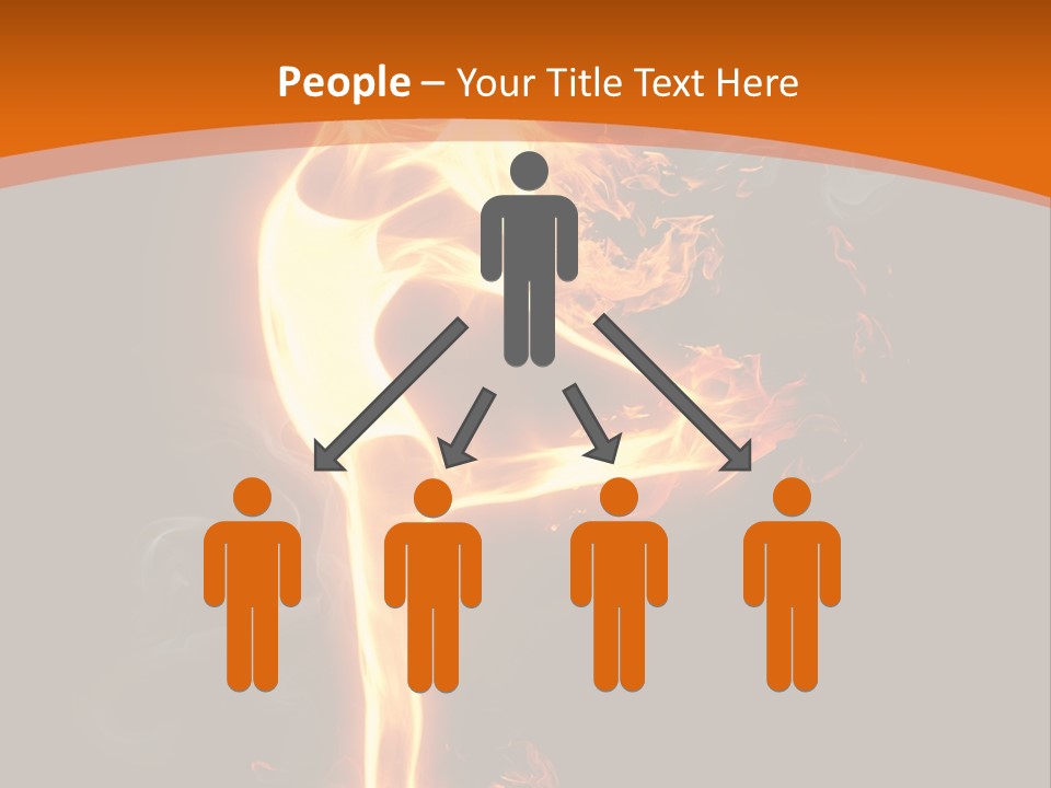 Sport Burning Energy PowerPoint Template