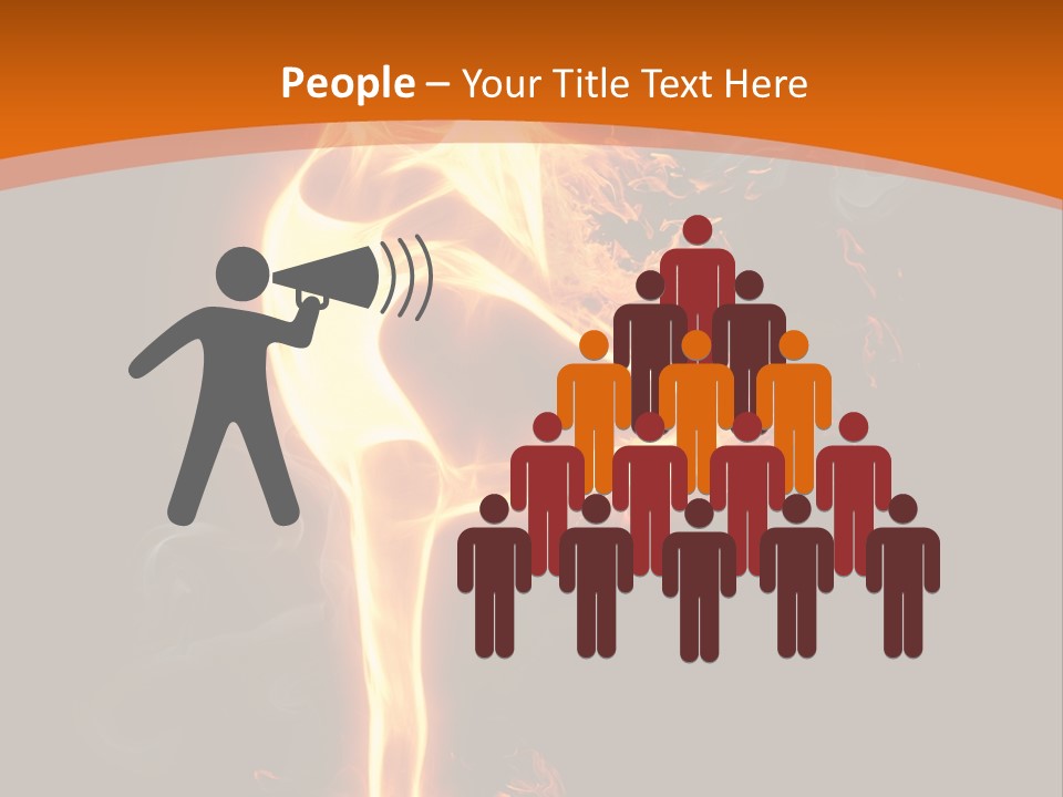 Sport Burning Energy PowerPoint Template