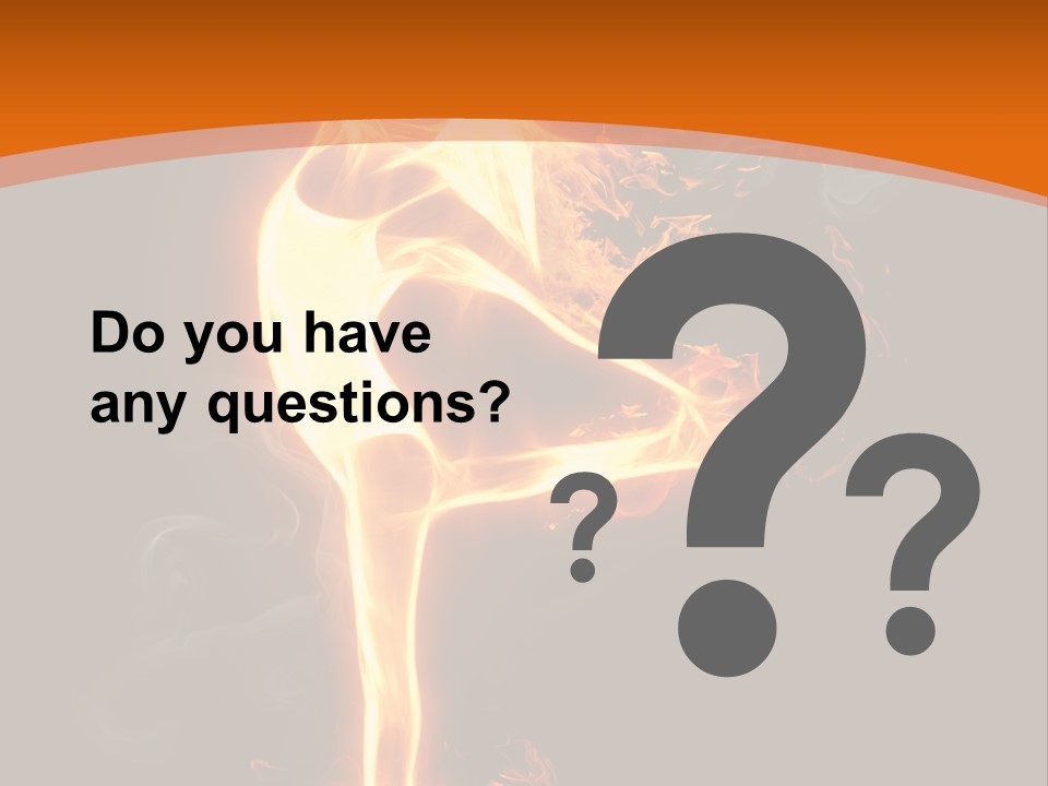 Sport Burning Energy PowerPoint Template