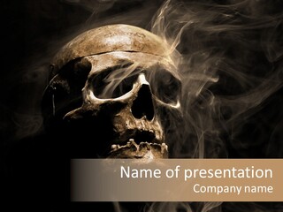 Dead Anatomy Fright PowerPoint Template
