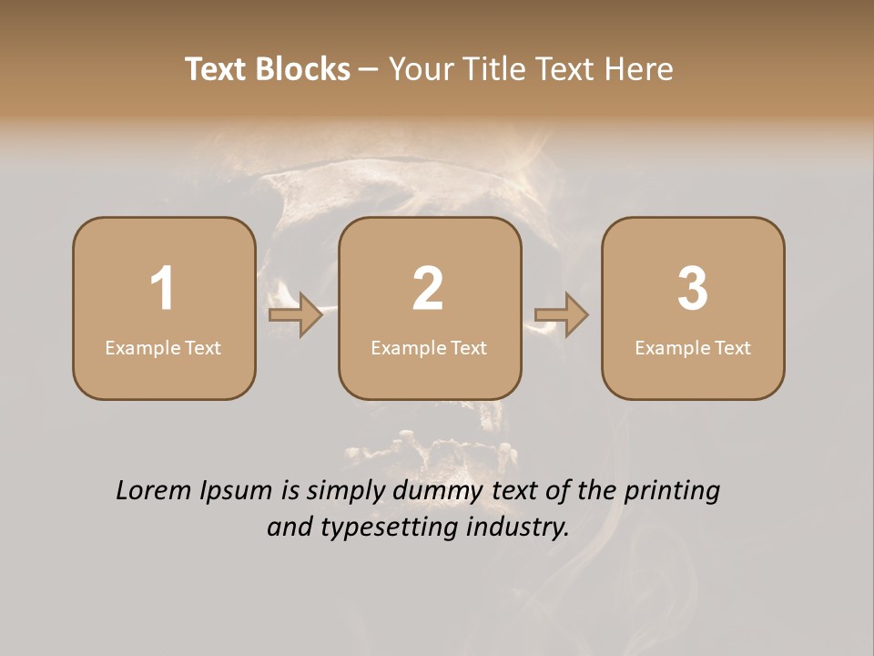 Dead Anatomy Fright PowerPoint Template