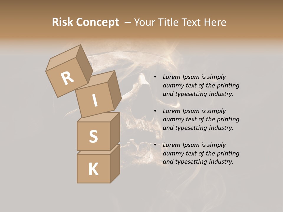 Dead Anatomy Fright PowerPoint Template