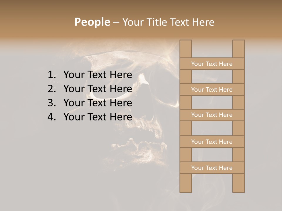 Dead Anatomy Fright PowerPoint Template