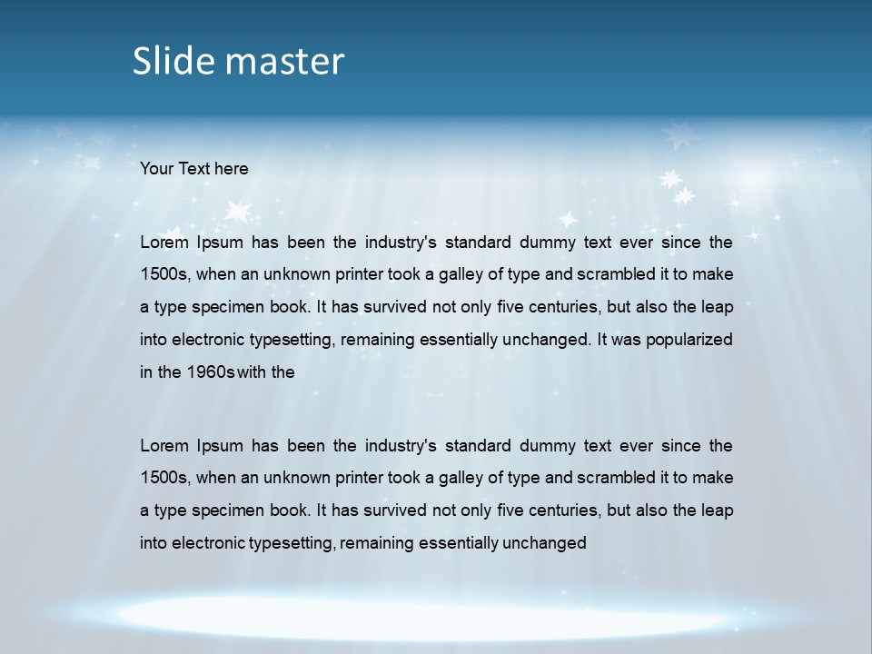 Fabric Speaker Curtain PowerPoint Template