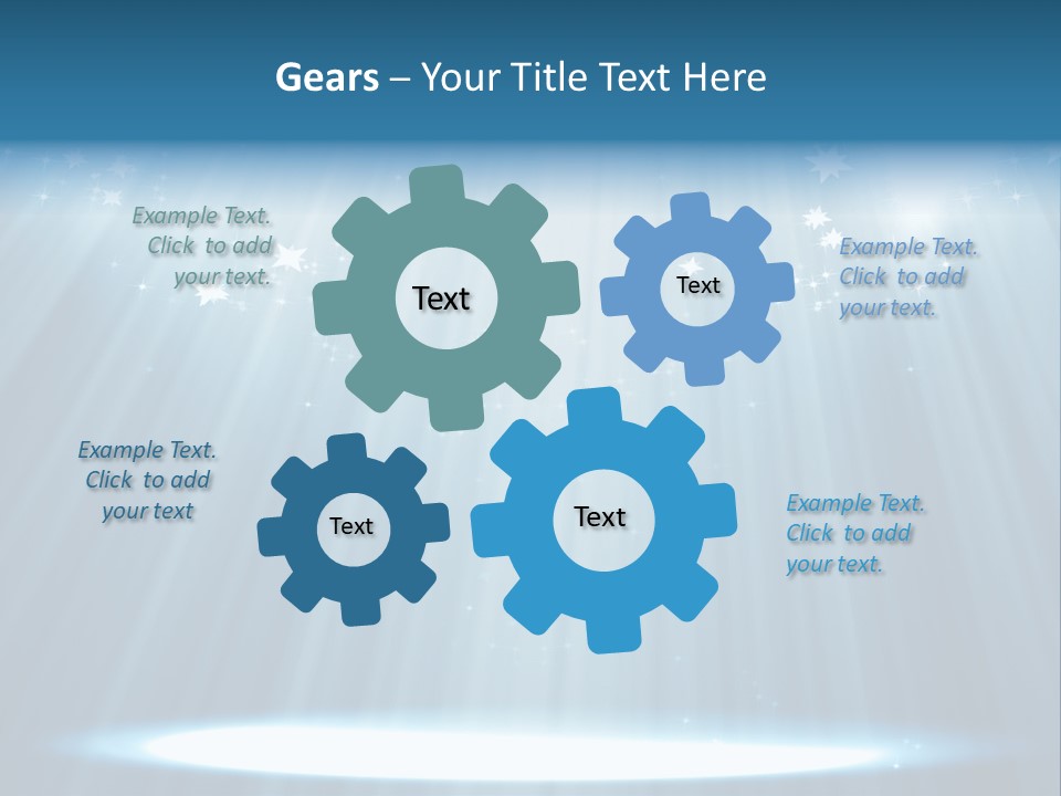 Fabric Speaker Curtain PowerPoint Template