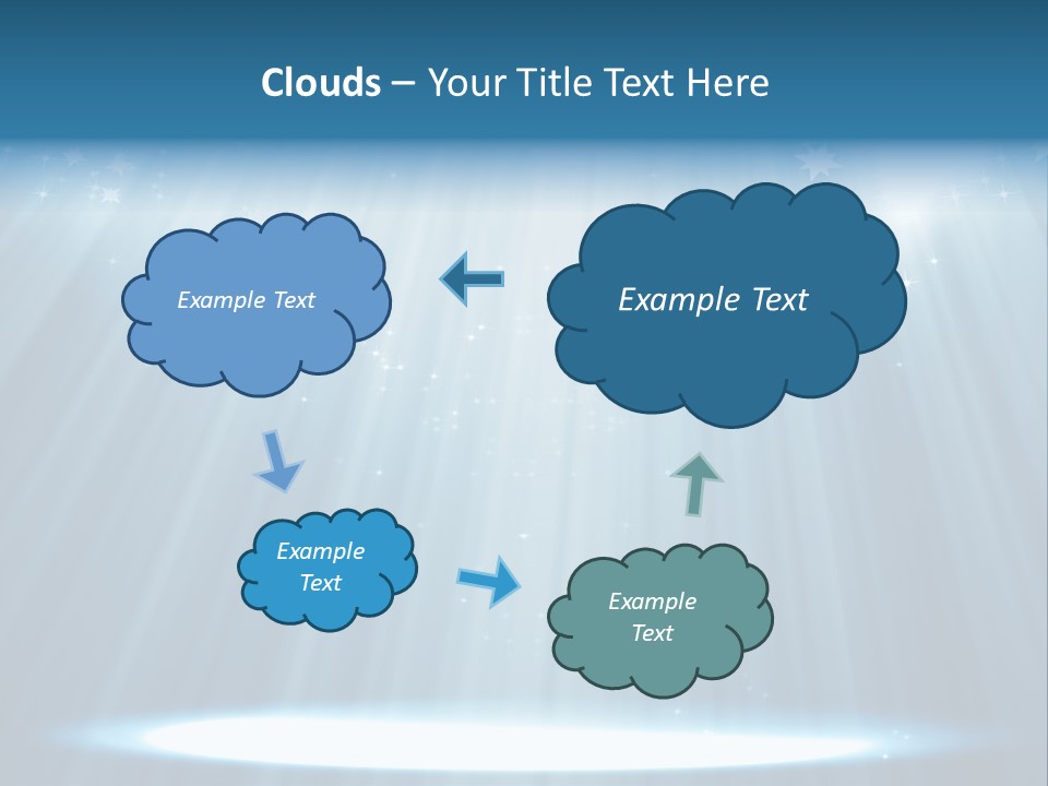 Fabric Speaker Curtain PowerPoint Template