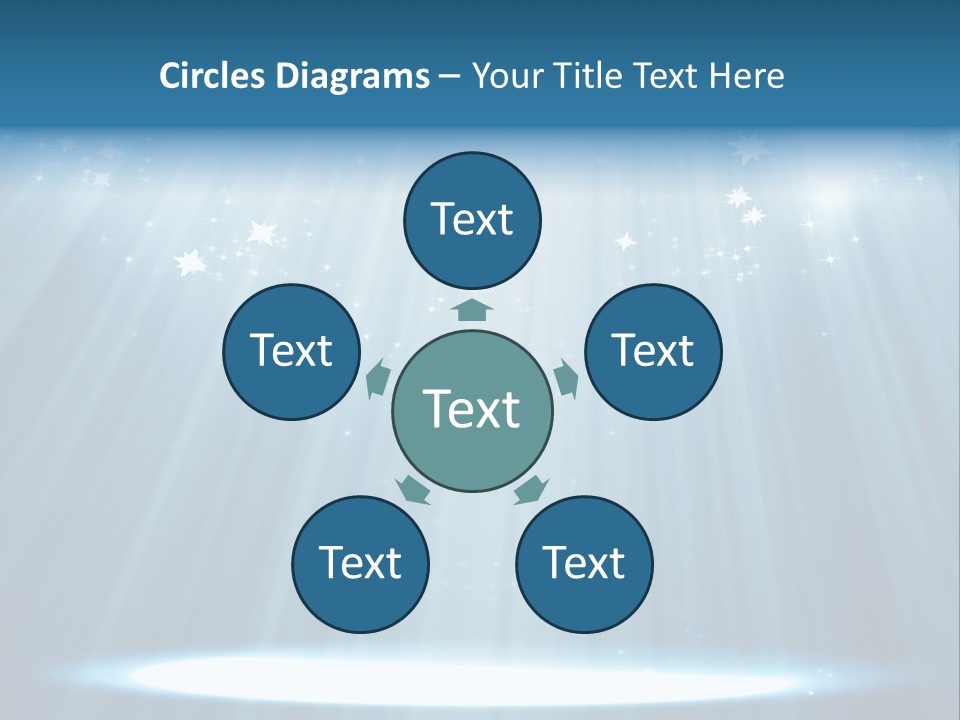 Fabric Speaker Curtain PowerPoint Template