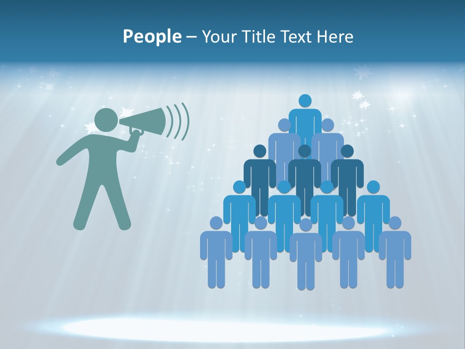 Fabric Speaker Curtain PowerPoint Template