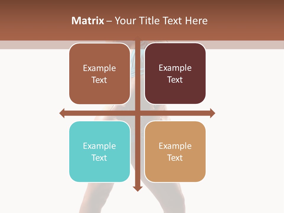 A Beautiful Woman In A Blue Bikini Posing For The Camera PowerPoint Template