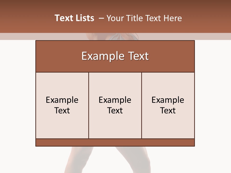 A Beautiful Woman In A Blue Bikini Posing For The Camera PowerPoint Template
