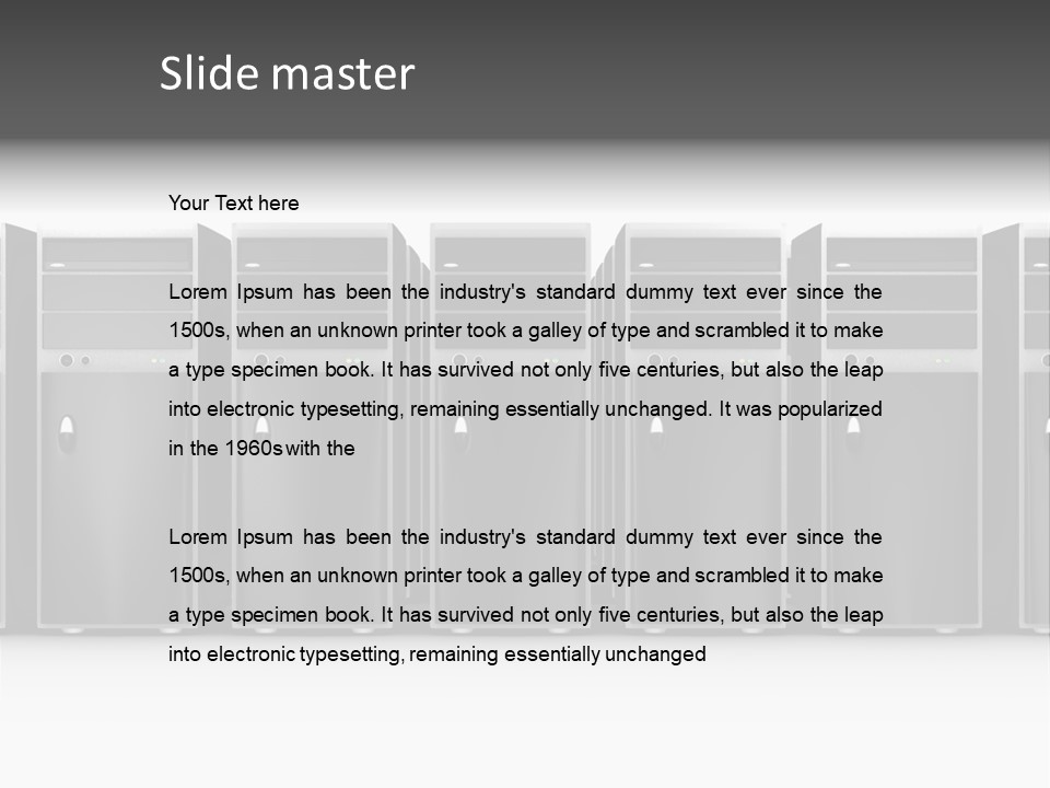 Atx Memory Bandwidth PowerPoint Template