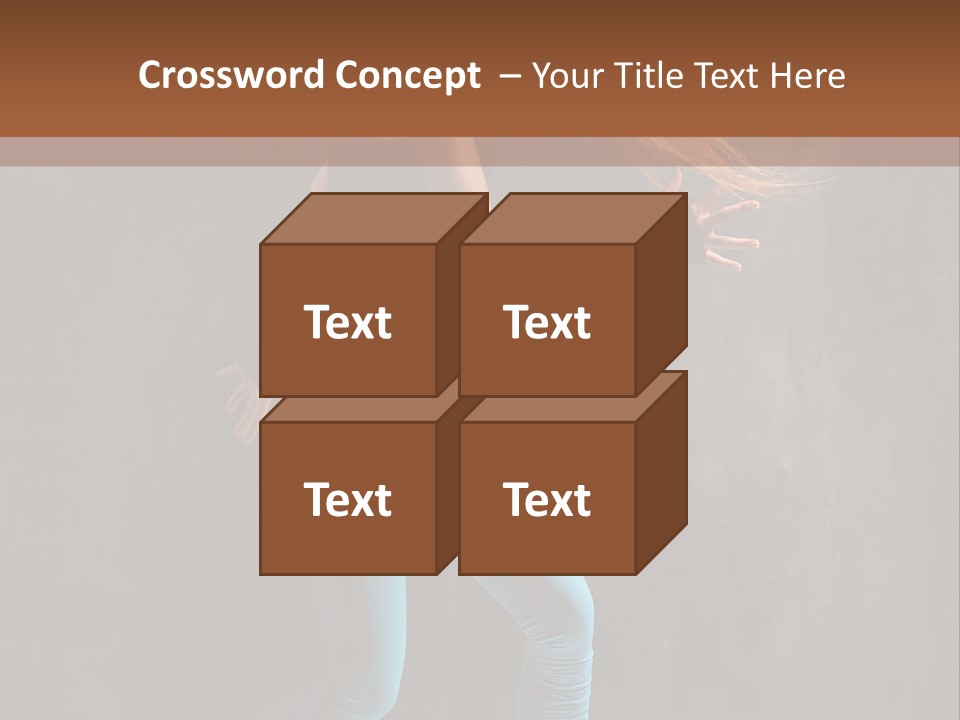 Stretching Performer Elegance PowerPoint Template