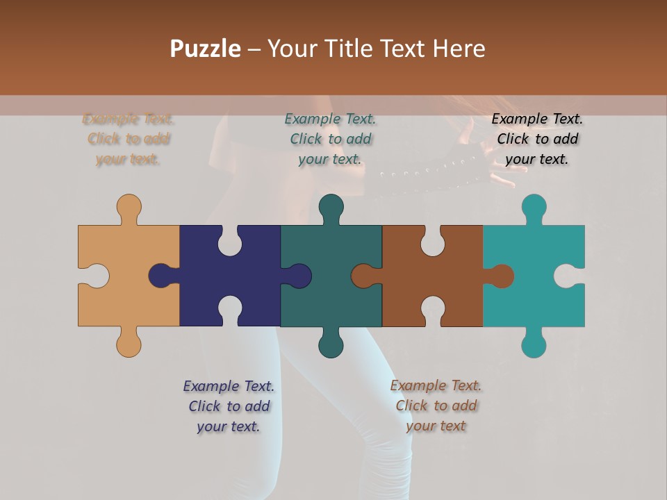 Stretching Performer Elegance PowerPoint Template