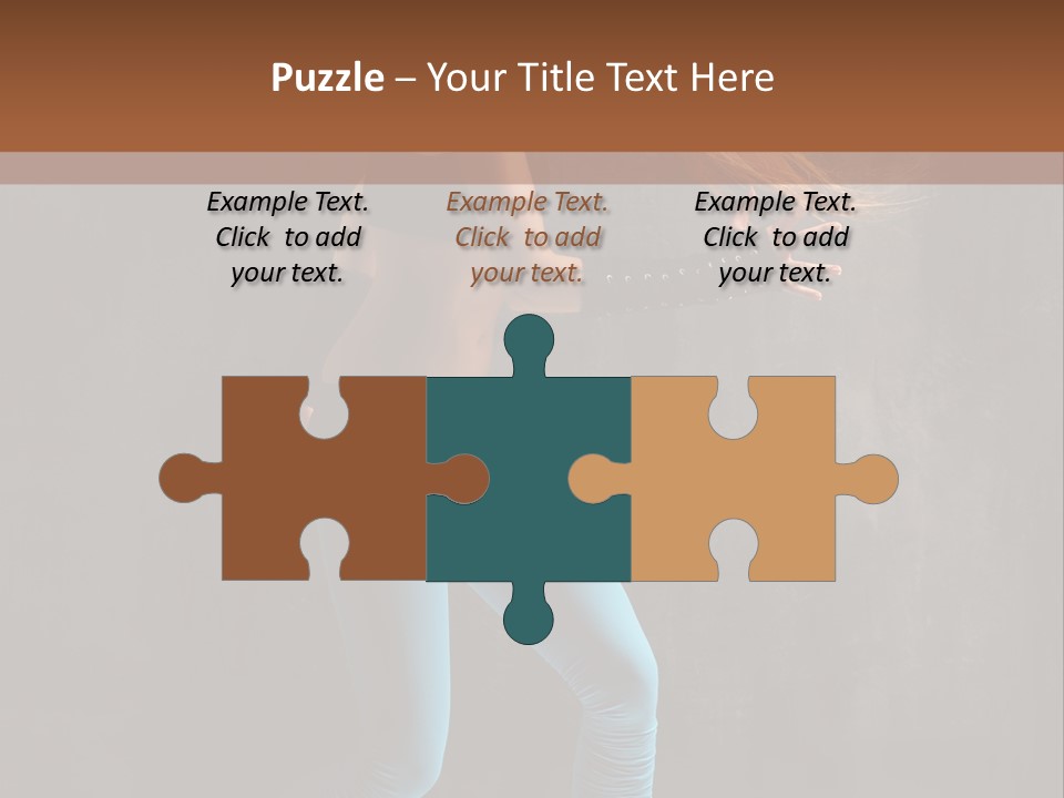 Stretching Performer Elegance PowerPoint Template