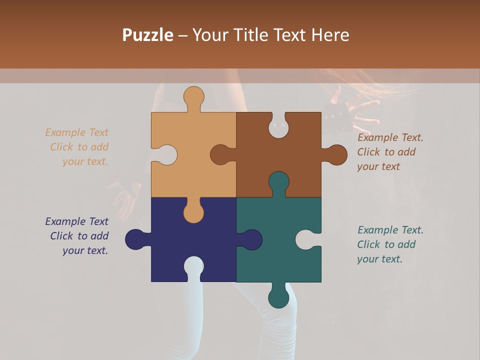 Stretching Performer Elegance PowerPoint Template