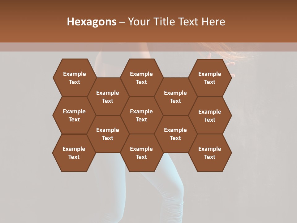 Stretching Performer Elegance PowerPoint Template