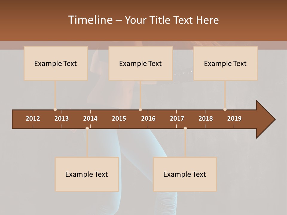 Stretching Performer Elegance PowerPoint Template