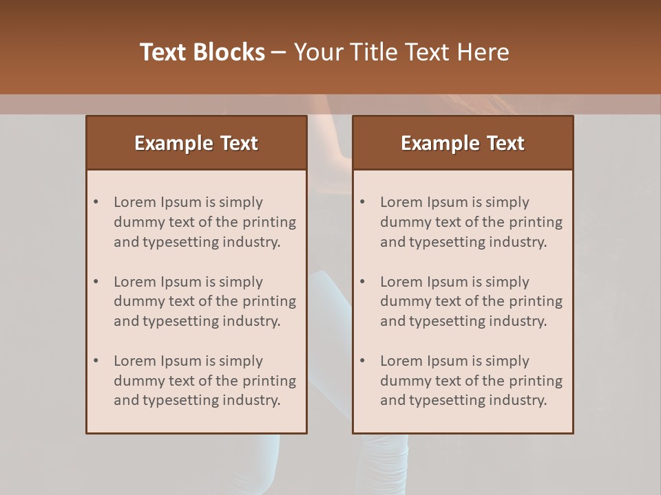 Stretching Performer Elegance PowerPoint Template