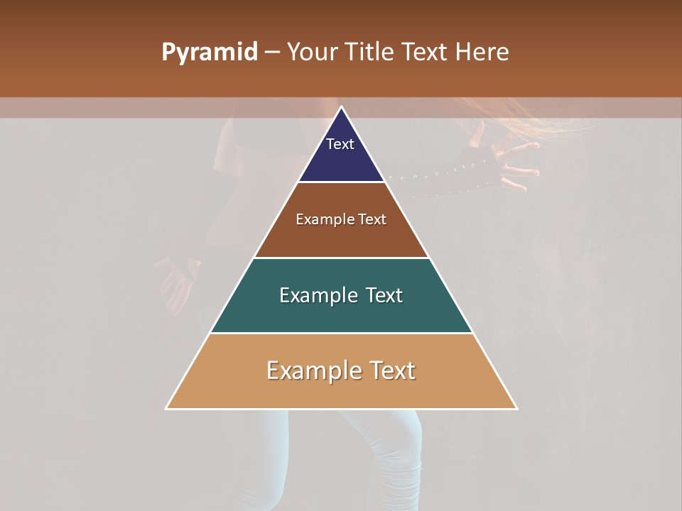 Stretching Performer Elegance PowerPoint Template