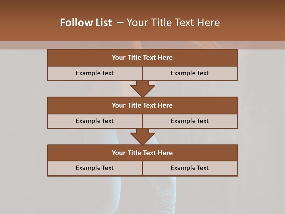 Stretching Performer Elegance PowerPoint Template