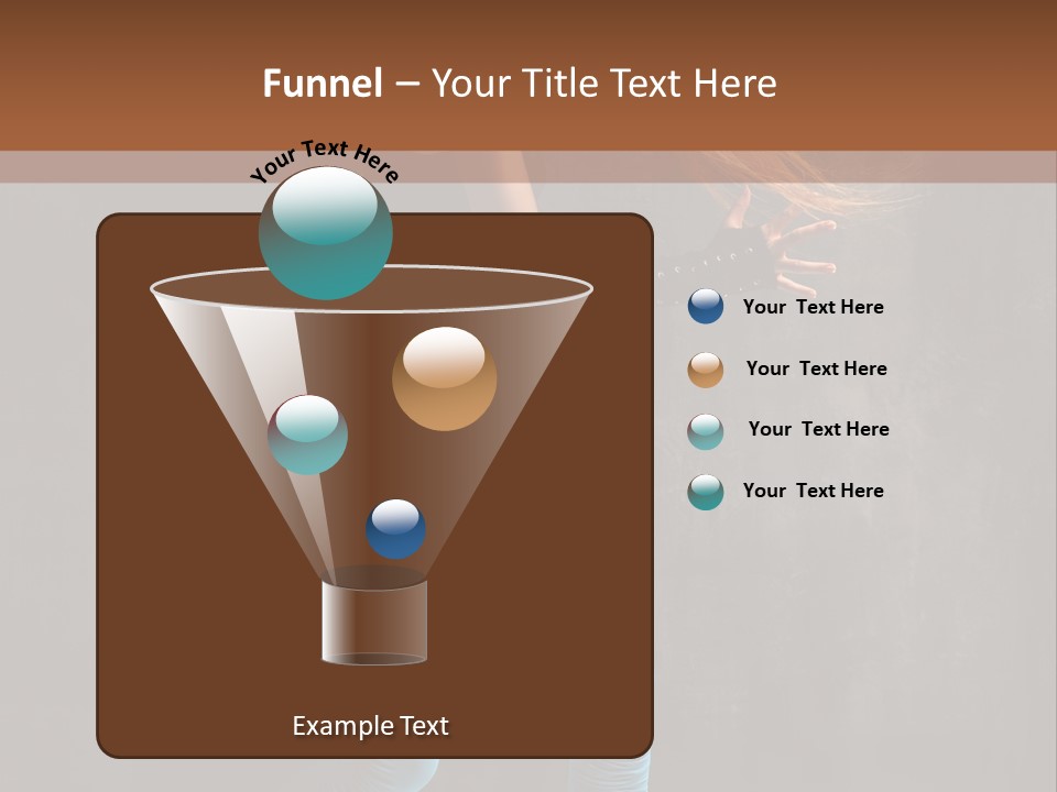 Stretching Performer Elegance PowerPoint Template