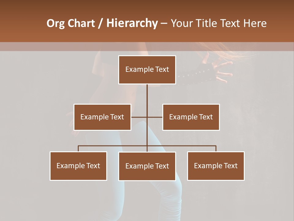 Stretching Performer Elegance PowerPoint Template