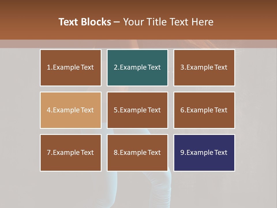 Stretching Performer Elegance PowerPoint Template