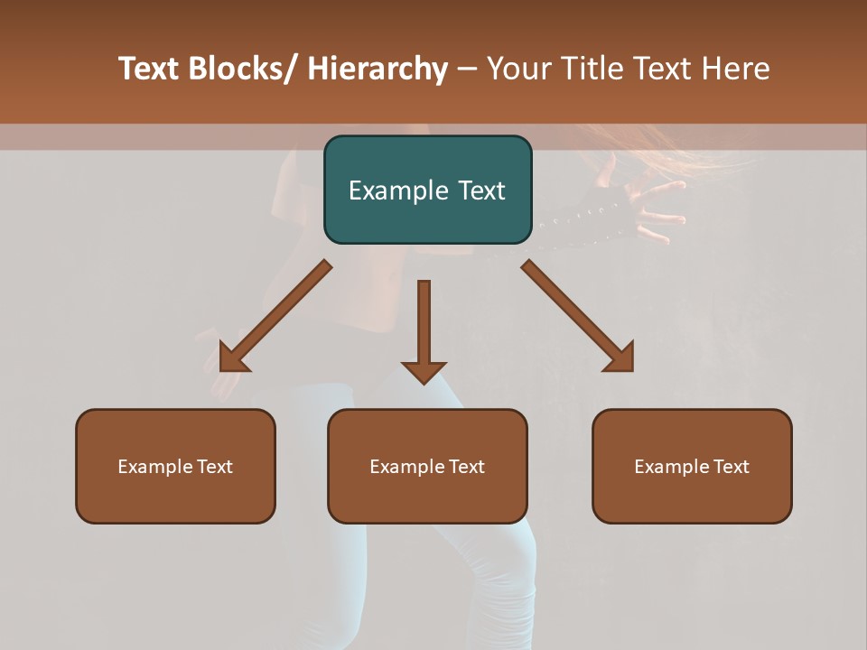 Stretching Performer Elegance PowerPoint Template