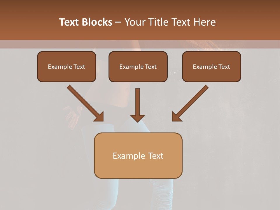 Stretching Performer Elegance PowerPoint Template