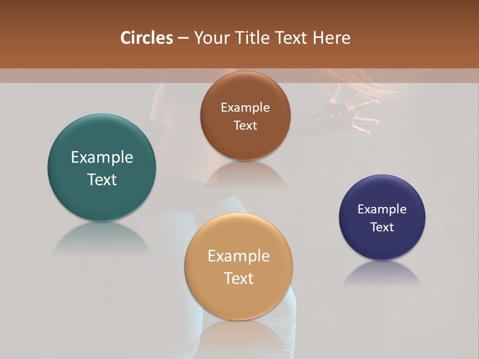 Stretching Performer Elegance PowerPoint Template