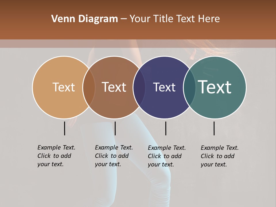 Stretching Performer Elegance PowerPoint Template