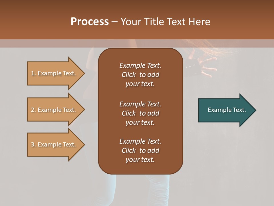 Stretching Performer Elegance PowerPoint Template