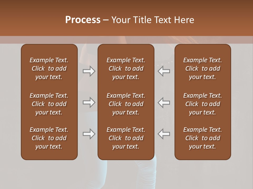 Stretching Performer Elegance PowerPoint Template