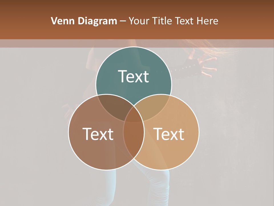 Stretching Performer Elegance PowerPoint Template