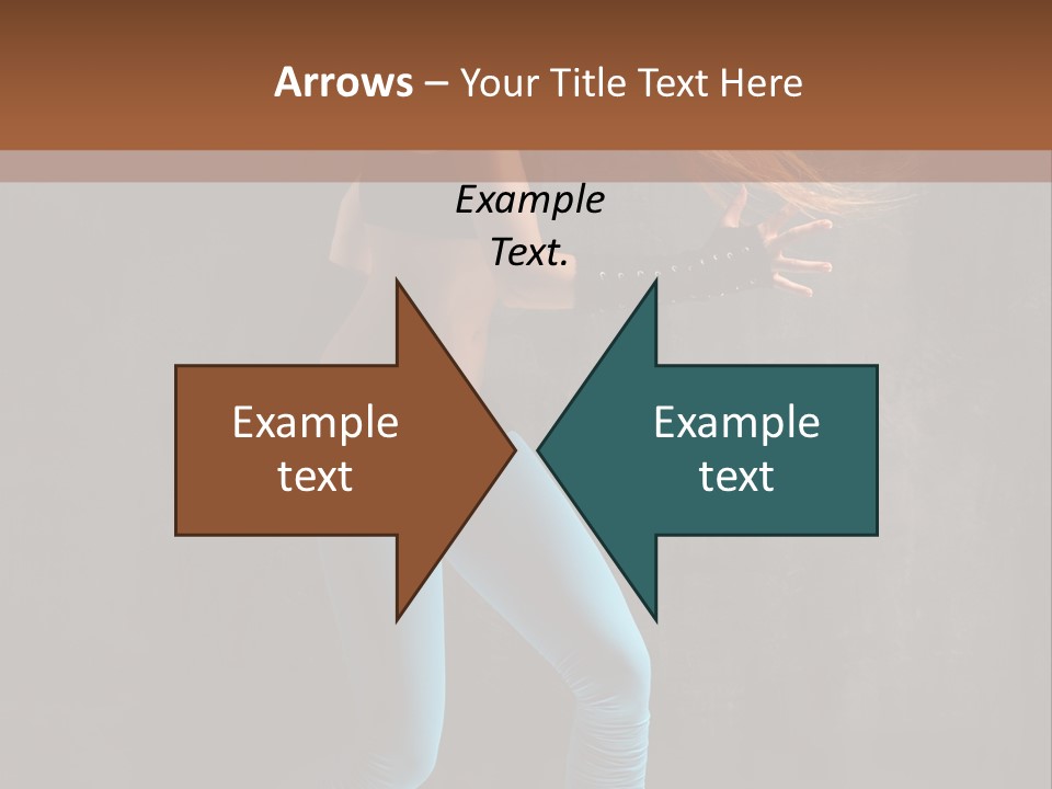 Stretching Performer Elegance PowerPoint Template