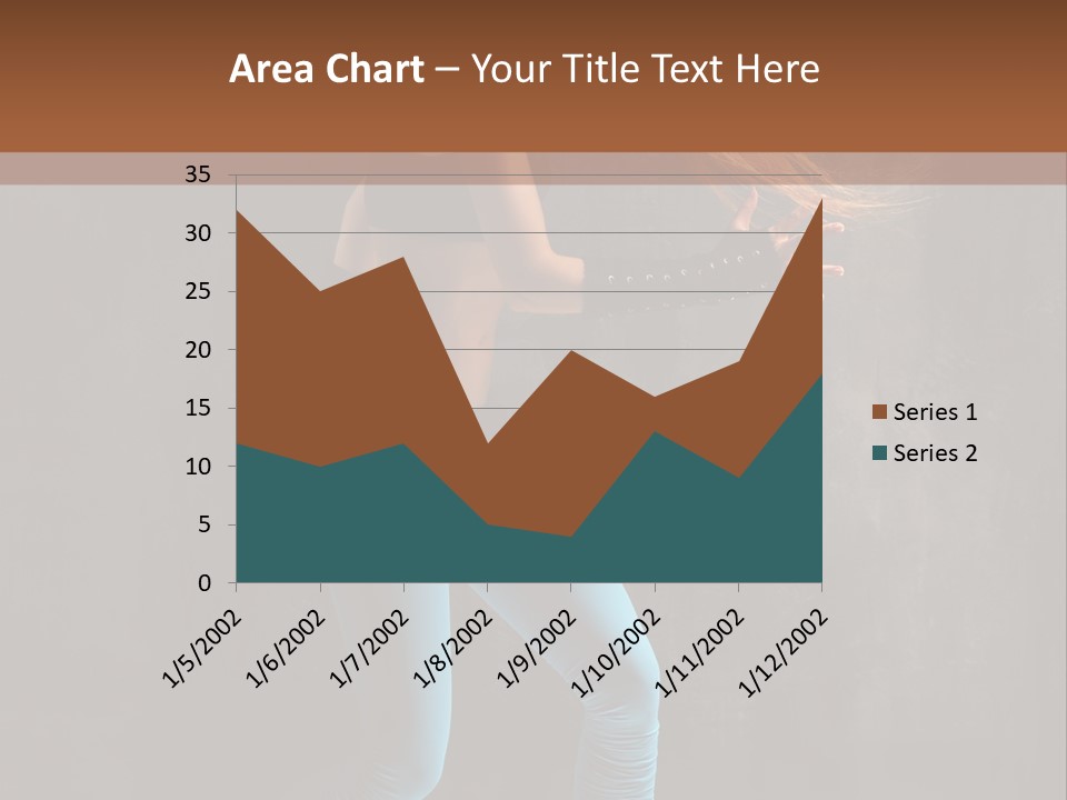 Stretching Performer Elegance PowerPoint Template