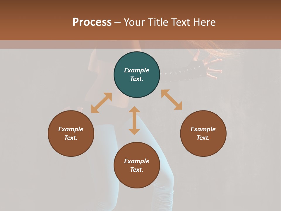 Stretching Performer Elegance PowerPoint Template