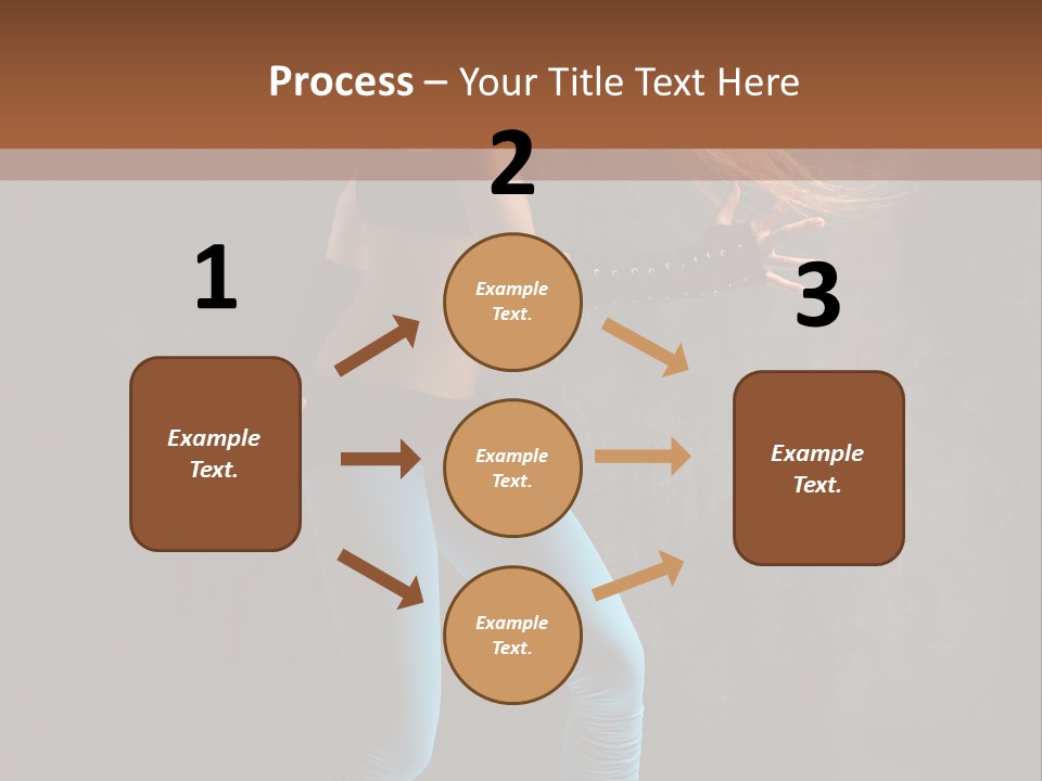 Stretching Performer Elegance PowerPoint Template
