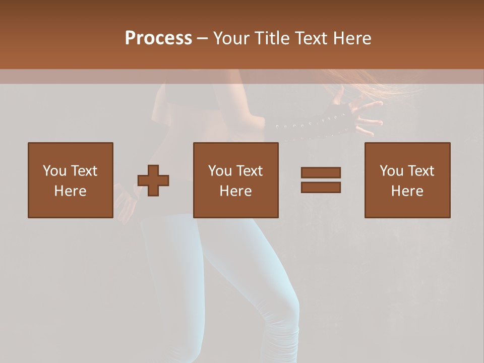 Stretching Performer Elegance PowerPoint Template
