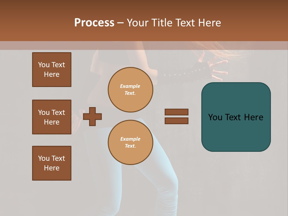 Stretching Performer Elegance PowerPoint Template