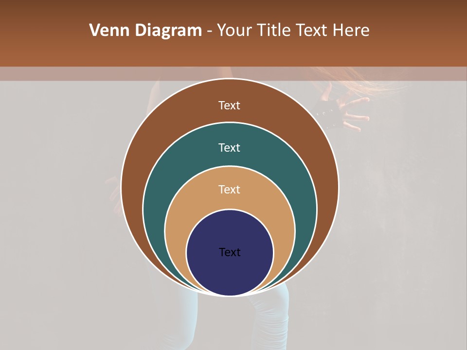 Stretching Performer Elegance PowerPoint Template
