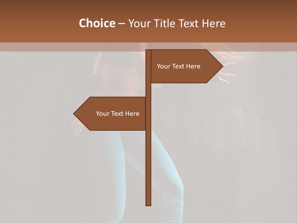 Stretching Performer Elegance PowerPoint Template