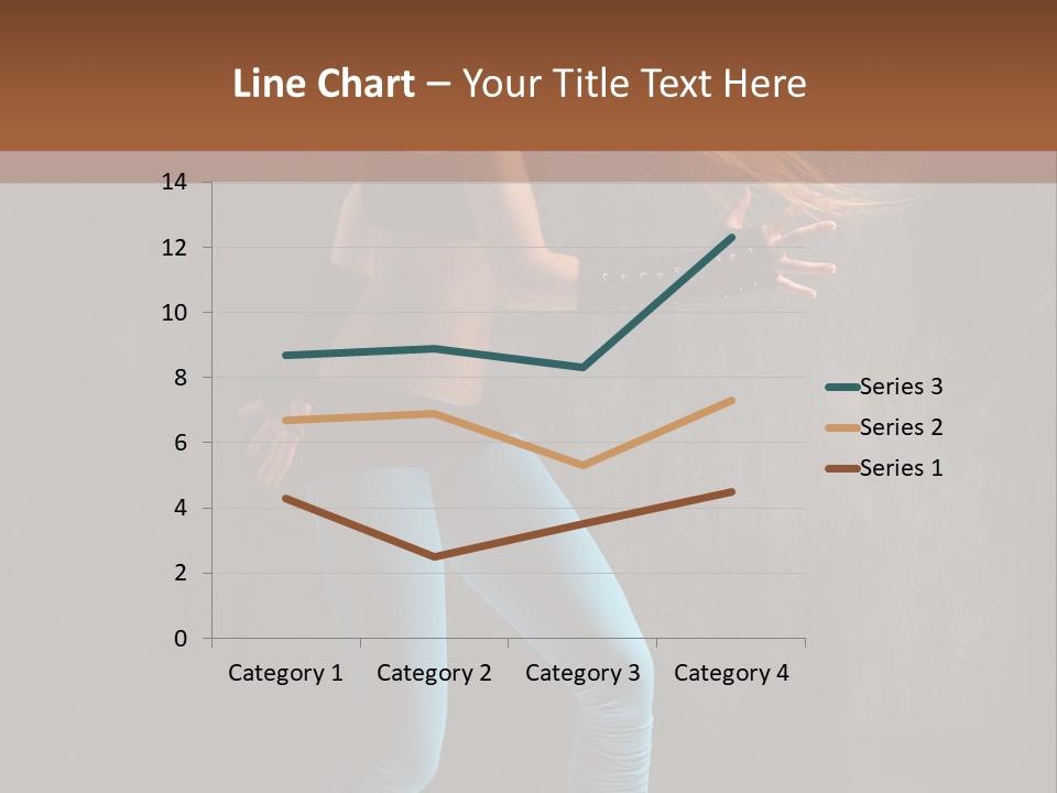 Stretching Performer Elegance PowerPoint Template