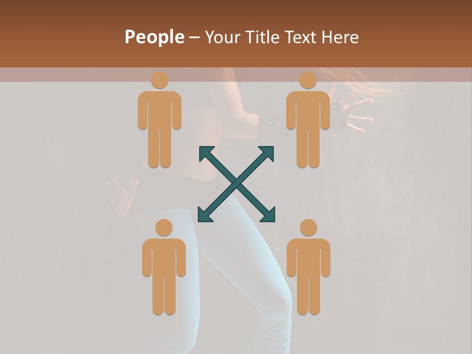 Stretching Performer Elegance PowerPoint Template