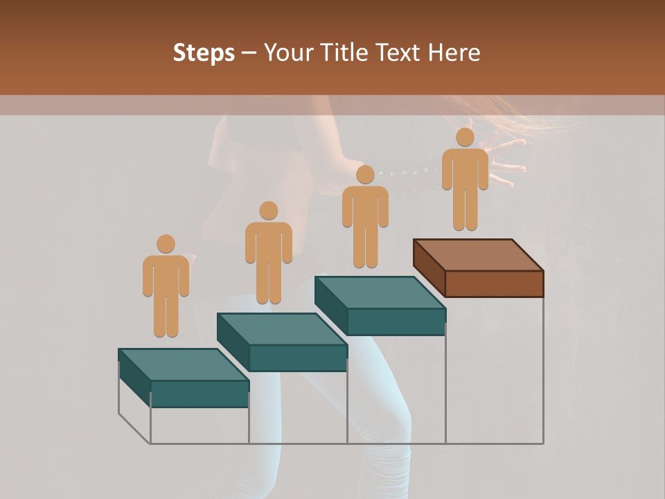 Stretching Performer Elegance PowerPoint Template